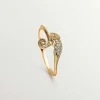 Anillos Con Diamantes-Aristocrazy Anillo De Oro Amarillo De 18K Con Camaleon Y Diamantes