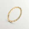 Anillos Con Diamantes-Aristocrazy Anillo De Oro Amarillo De 18K Con Diamantes Blancos