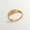 Anillos De Plata-Aristocrazy Anillo De Sello De Plata 925 Banada En Oro Amarillo De 18K Con Ojo De Horus