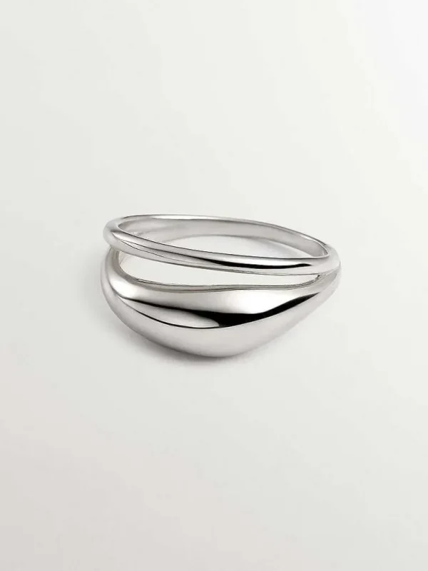 Anillos De Plata-Aristocrazy Anillo Doble De Plata 925