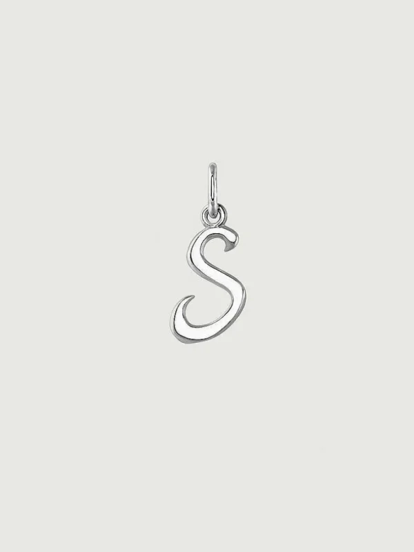 Charms De Letras-Aristocrazy Charm De Plata 925 Con Inicial S