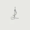 Conectores-Aristocrazy Charm De Plata 925 Con Inicial L