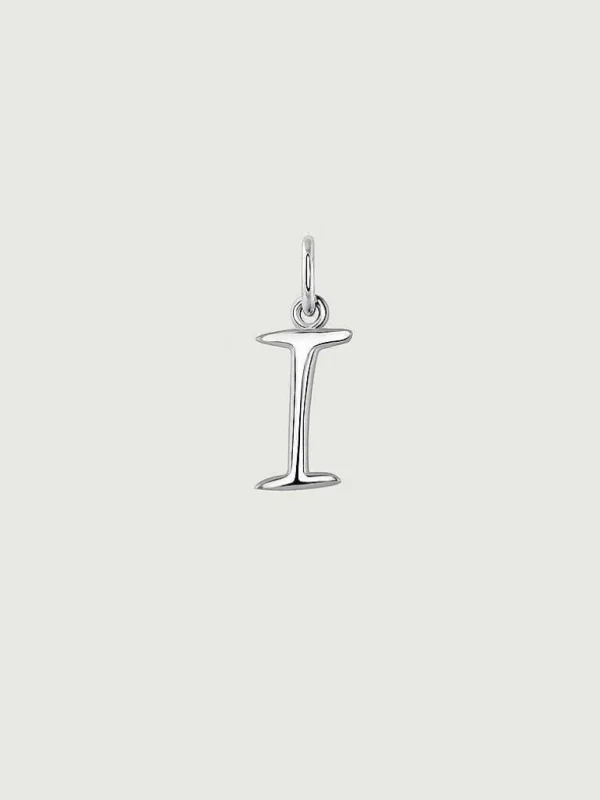 Conectores-Aristocrazy Charm De Plata 925 Con Inicial I