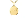 Charms De Horóscopo-Aristocrazy Charm Escorpio De Plata 925 Banada En Oro Amarillo De 18K