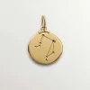 Conectores-Aristocrazy Charm Libra De Plata 925 Banada En Oro Amarillo De 18K