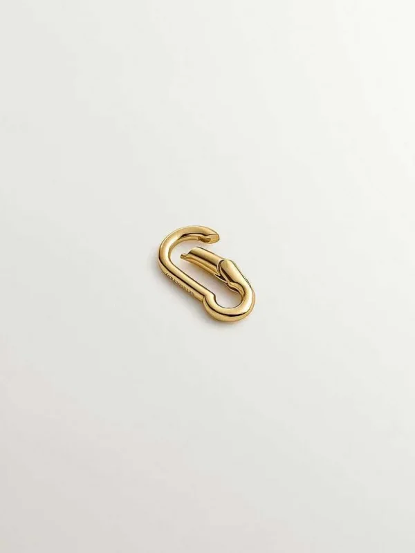 Charms De Plata-Aristocrazy Charm Mosqueton De Plata 925 Banada En Oro Amarillo De 18K