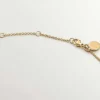 Collares De Plata-Aristocrazy Colgante De Plata 925 Banada En Oro Amarillo De 18K Con Cruz Pequena Y Espinelas