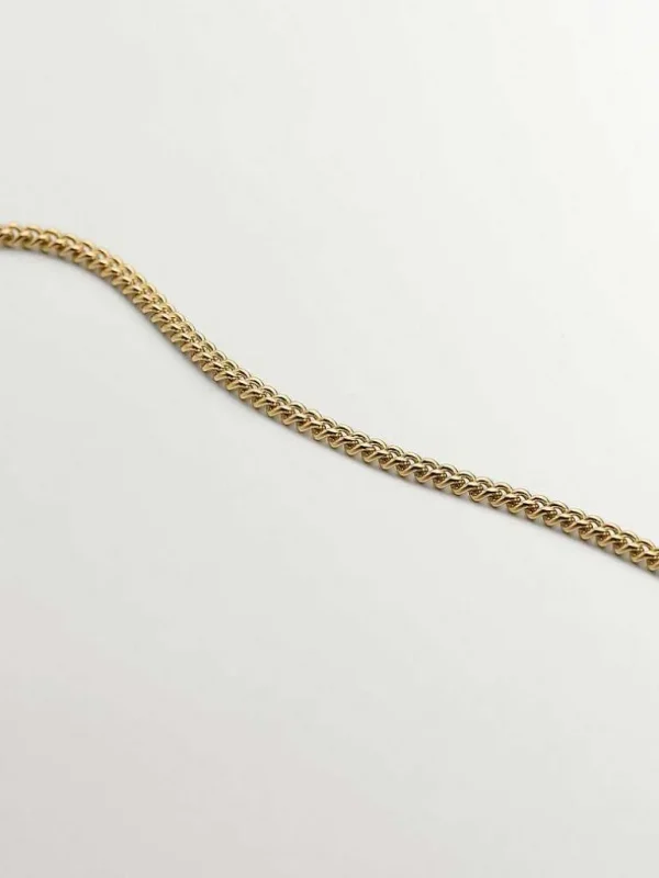 Collares De Plata-Aristocrazy Colgante De Plata 925 Banada En Oro Amarillo De 18K Con Textura Mimbre