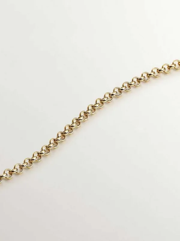 Collares De Plata-Aristocrazy Colgante De Plata 925 Banada En Oro Amarillo De 18K Con Infinito