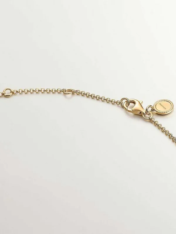 Collares De Plata-Aristocrazy Colgante De Plata 925 Banada En Oro Amarillo De 18K Con Infinito