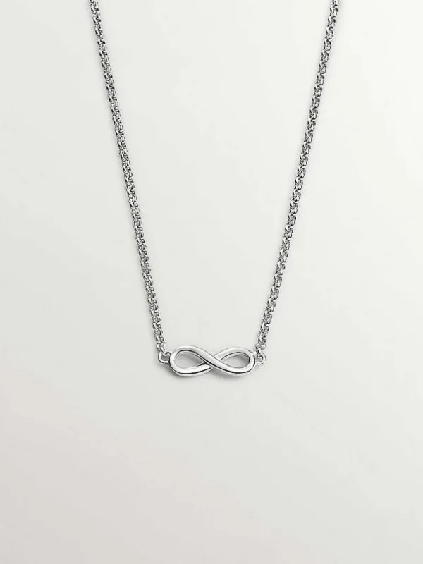 Collares De Plata-Aristocrazy Colgante De Plata 925 Con Infinito