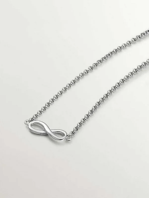 Collares De Plata-Aristocrazy Colgante De Plata 925 Con Infinito