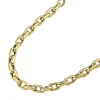 Cadenas-Aristocrazy Collar De Eslabones Forza De Plata 925 Banada En Oro Amarillo De 18K 45Cm