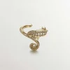 Pendientes Por Unidad-Aristocrazy Pendiente Earcuff De Oro Amarillo De 18K Con Diamantes Con Forma De Camaleon