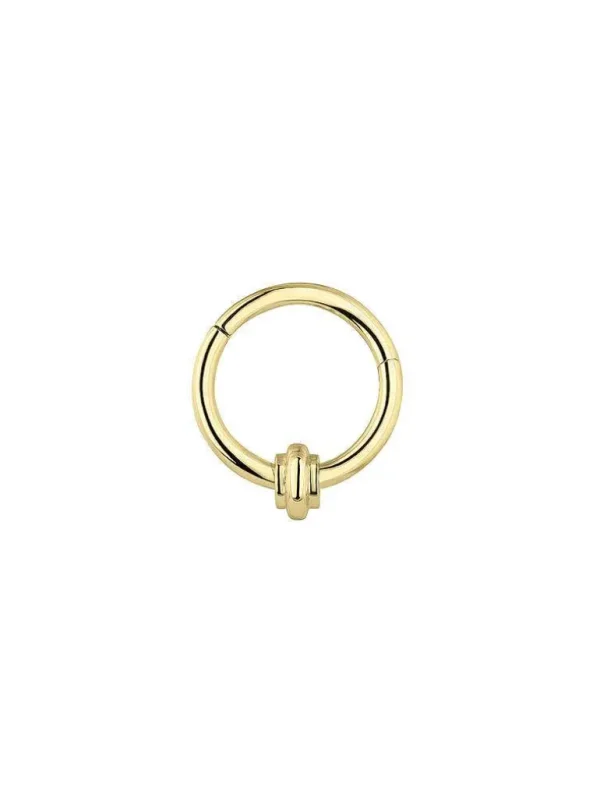 Pendientes Por Unidad-Aristocrazy Pendiente Individual De Aro De Oro Amarillo De 9K Con Bolita