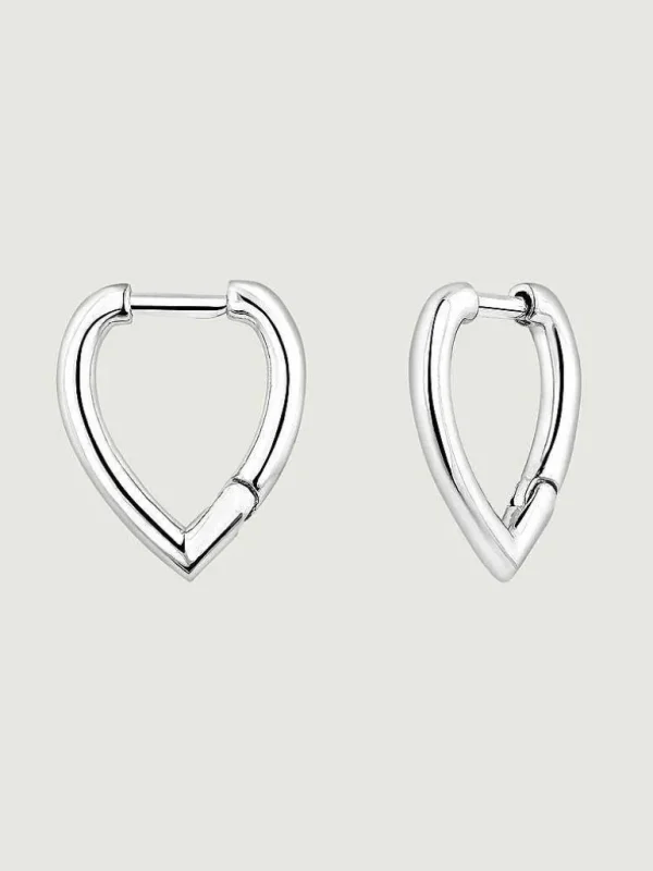 Pendientes De Plata-Aristocrazy Pendientes Con Forma De Gota De Plata 925