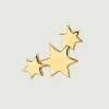 Piercings De Oro-Aristocrazy Piercing De Oro Amarillo De 18K Con Triple Estrella