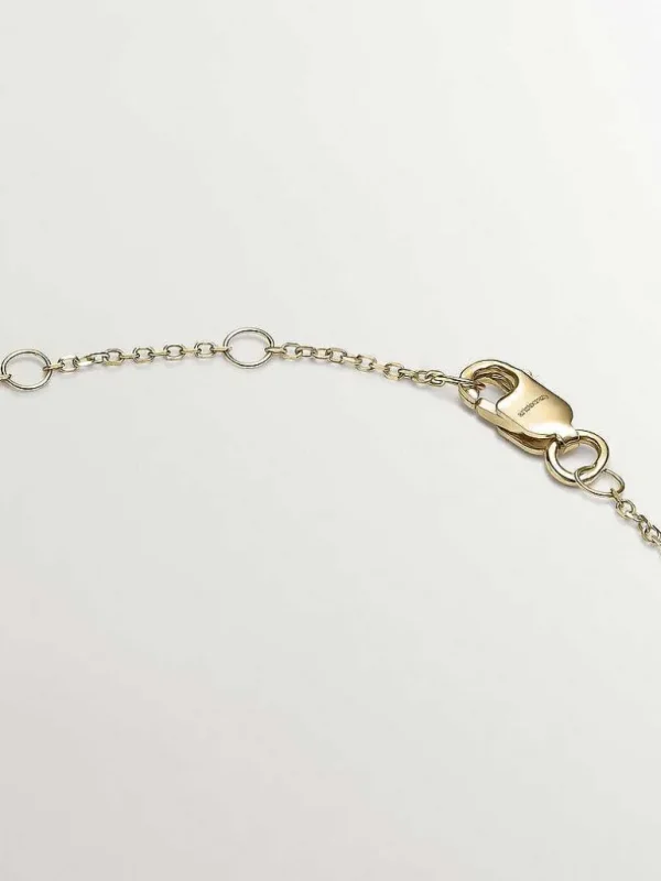 Pulseras De Oro-Aristocrazy Pulsera De Oro Amarillo De 9K Con Zafiro, Esmeralda, Rubi Y Diamantes