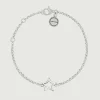 Pulseras De Plata-Aristocrazy Pulsera De Plata 925 Con Forma De Estrella